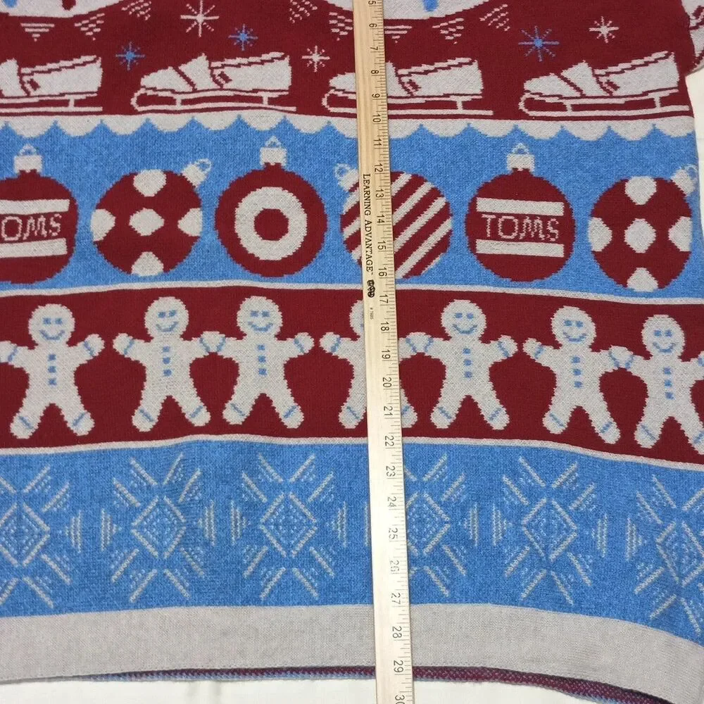 TOMS for Target 2-Headed Wool Ugly Christmas Holiday Sweater One‎ Size